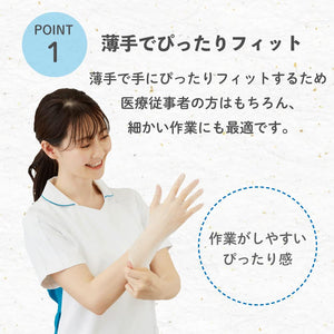 Matsuyoshi Disposable Pvc Gloves Powder Free Hospital Adopted (Size S 100 Pieces) Japan - YOYO JAPAN