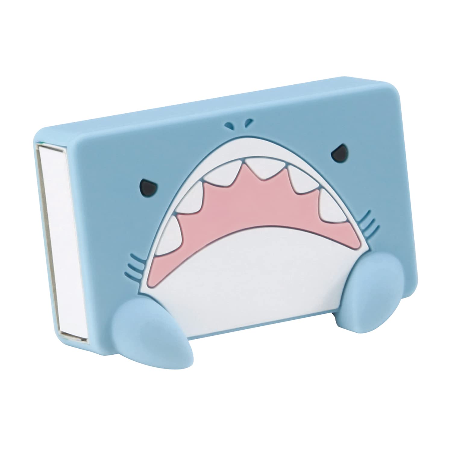 Max Stapler W/ Silicone Cover Case Japan Shark No.10-1M Sh Light Blue