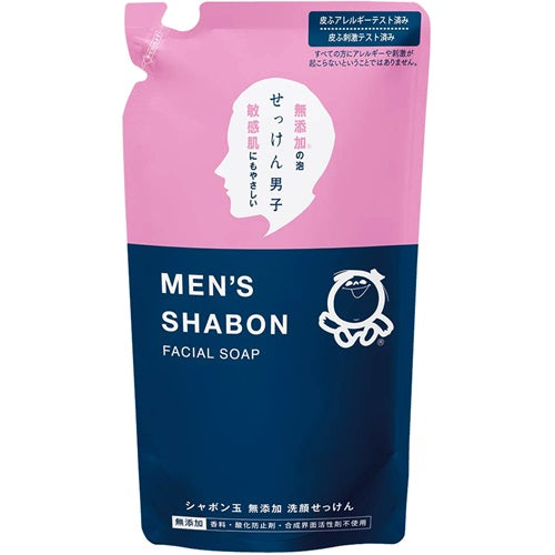 Shabondama Soap Men's Shabon Facial Soap 250ml (Refill) - Japanese Facial Soap