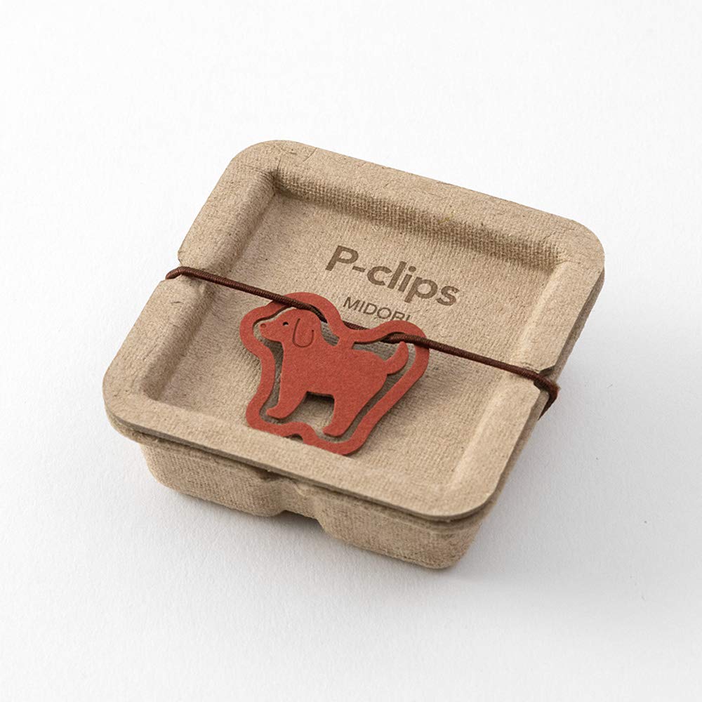 Designphil Midori Clip Peek Lips Dog Pattern 43396006 Paper Clip Accessory - YOYO JAPAN