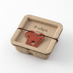 Designphil Midori Clip Peek Lips Dog Pattern 43396006 Paper Clip Accessory - YOYO JAPAN