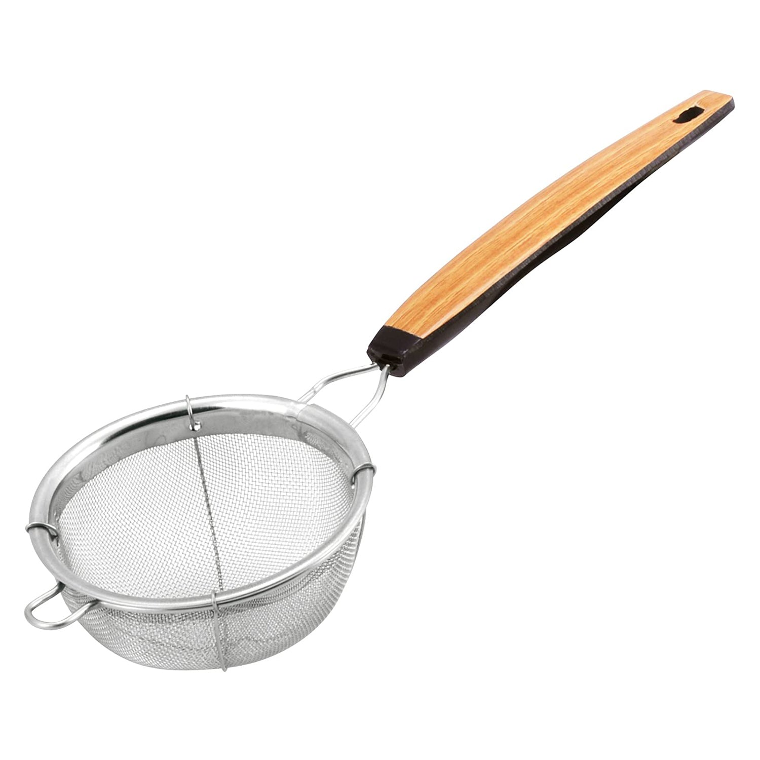 Minex Stainless Steel Tea Strainer 40 Mesh Plastic Handle Large - YOYO JAPAN