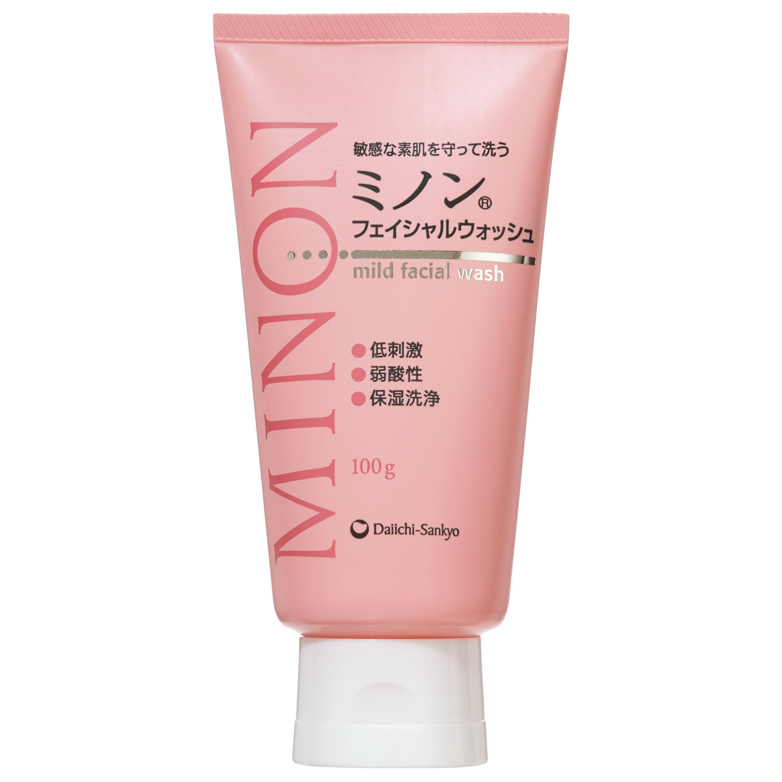 Minon Mild Facial Wash Foaming Cleanser for Sensitive Skin 100g