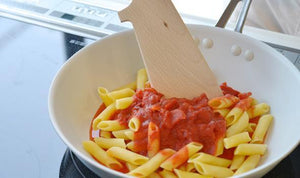 Miranda Style Omoeraku Handcrafted Japanese Beech Wood Spatula Large - Square - YOYO JAPAN