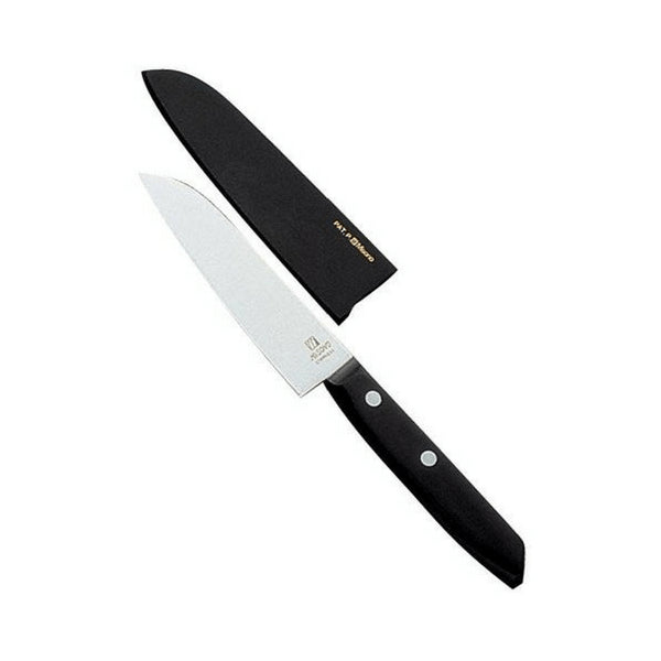 Misono Molybdenum Fruit Knife With Wooden Saya Sheath No.602 (N3)