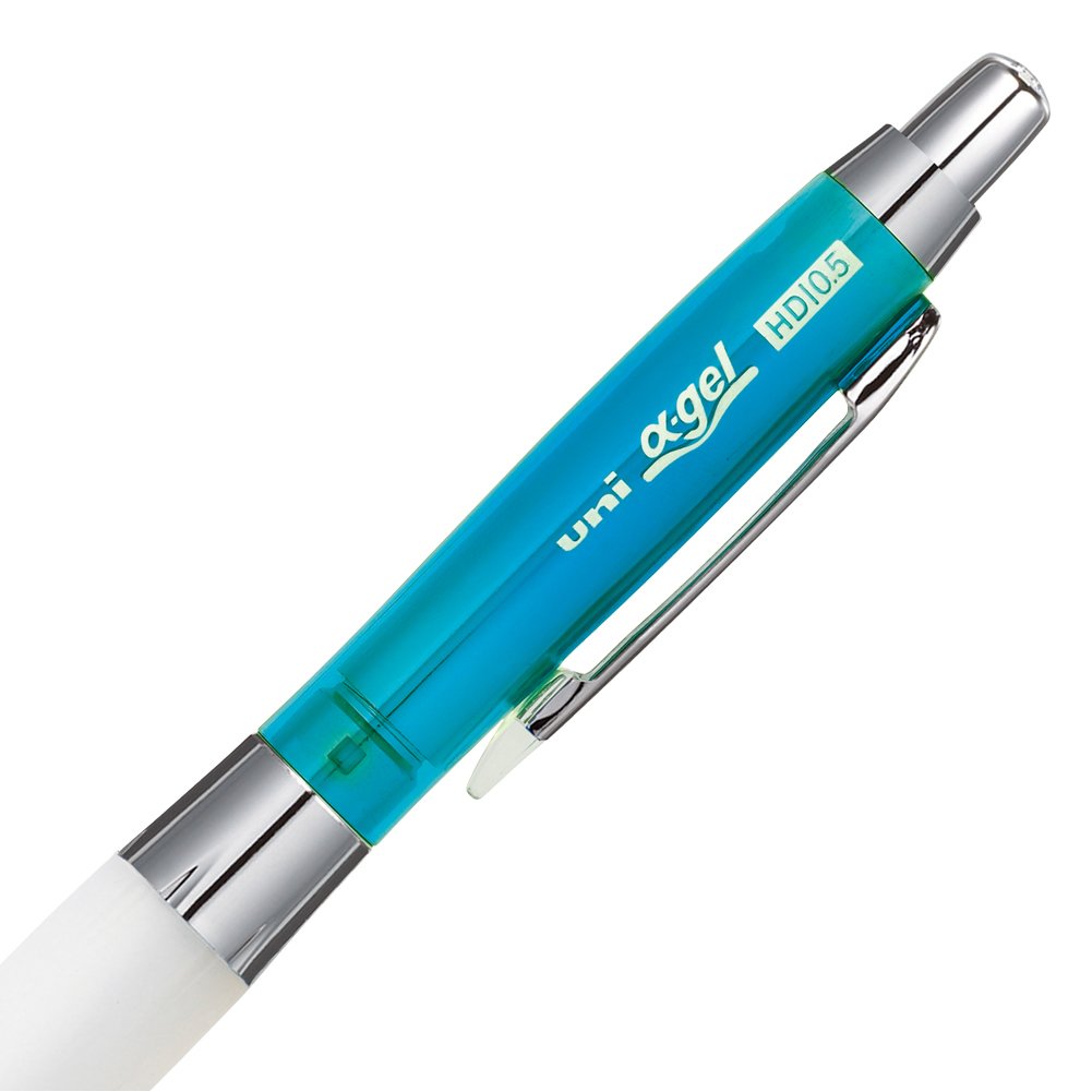 Mitsubishi Pencil Mechanical Pen Uni Alpha Gel 0.5 Chrome Light Blue From Japan - M5618Gg1Pc.8 - YOYO JAPAN