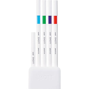 Mitsubishi Pencil Emott Mechanical Pencil Set 0.9mm 4 Refresh Colors No.1 - YOYO JAPAN