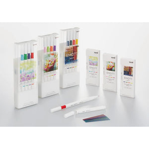 Mitsubishi Pencil Emott Mechanical Pencil Set 0.9mm 4 Refresh Colors No.1 - YOYO JAPAN