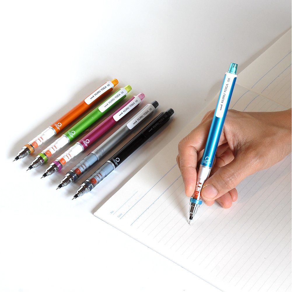 Mitsubishi Pencil Kuru Toga 0.5Mm Mechanical Pencil - Black (Made In Japan) - YOYO JAPAN