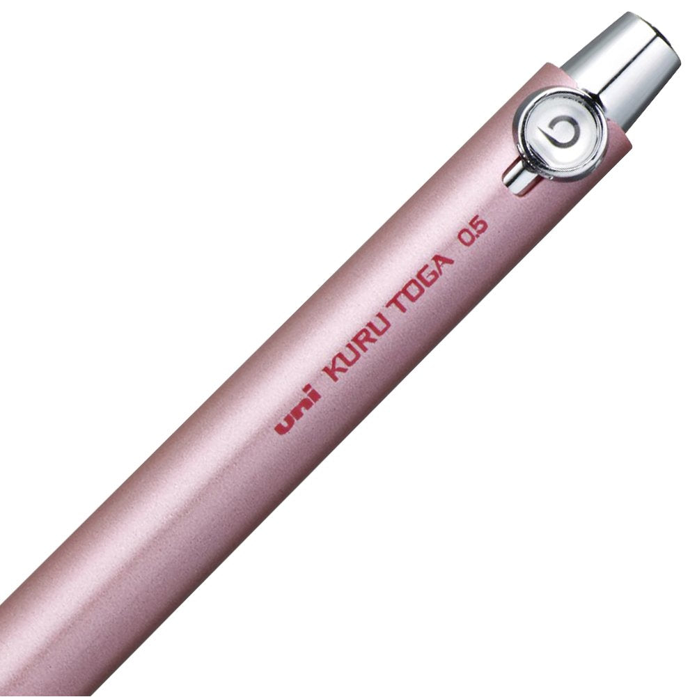 Mitsubishi Pencil Kurutoga 0.5mm Mechanical Pencil with Rubber Grip - Pink - YOYO JAPAN