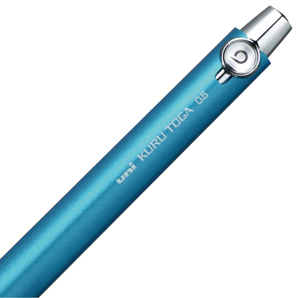 Mitsubishi Pencil Kurutoga 0.5 Blue Mechanical Pencil W/ Rubber Grip (M56561P.33) - Made In Japan - YOYO JAPAN