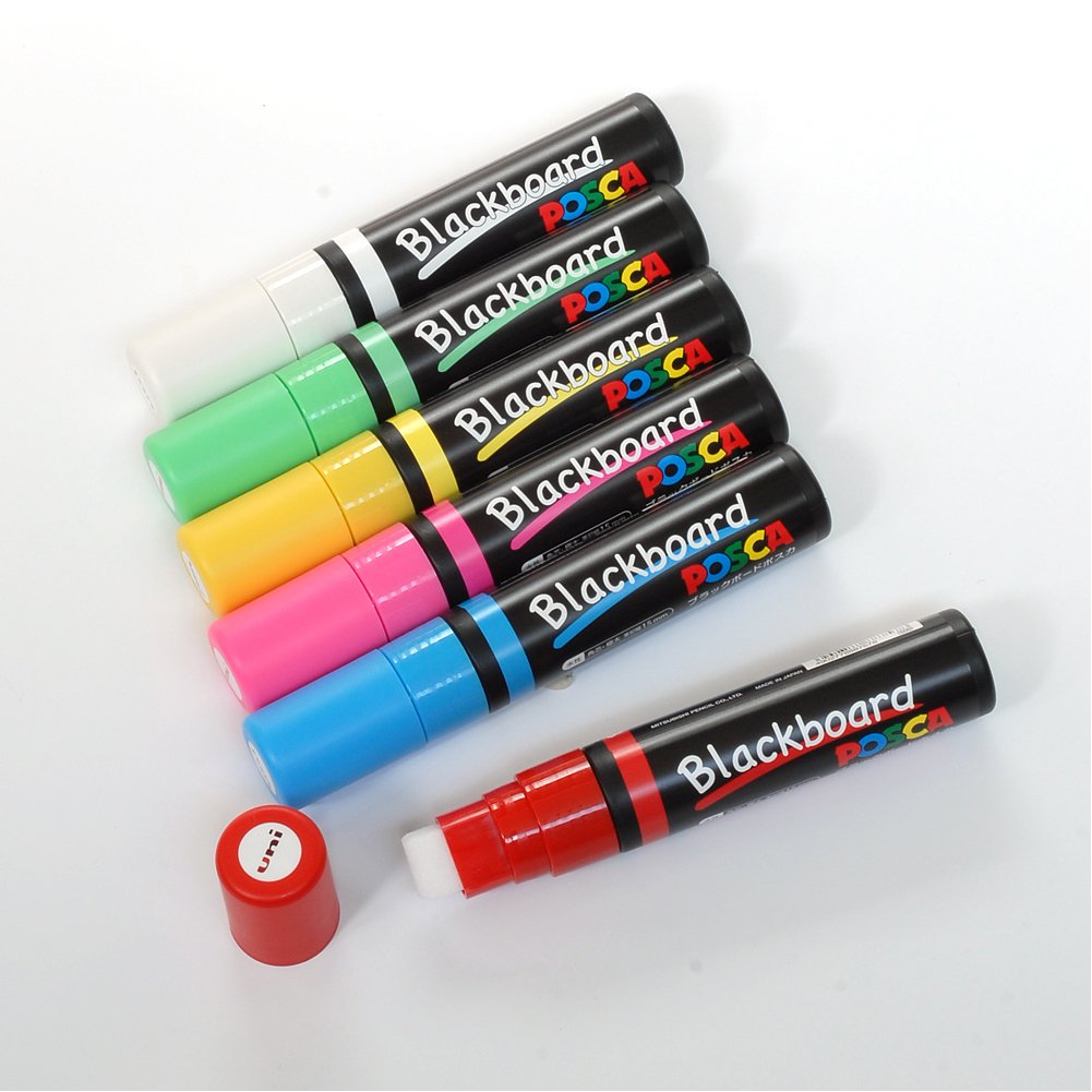 Mitsubishi Pencil Water Pen Posca Extra Thick 6 Colors Pce50017K6C Made In Japan - YOYO JAPAN