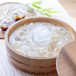 Miyabi Urushi Kogei Hangiri Sawara Japan Wooden Rice Mixing Bowl 30Cm - YOYO JAPAN