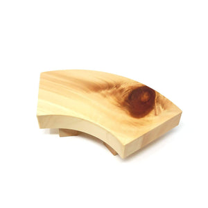 Miyabi Urushi Hinoki Cypress Wooden Sushi Geta Plate 26cm - YOYO JAPAN