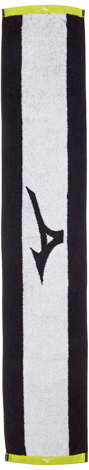 Mizuno Imabari Towel Jacquard Muffler Towel Boxed Made In Japan 32Jy0105 Black White Japan F Free Size - YOYO JAPAN