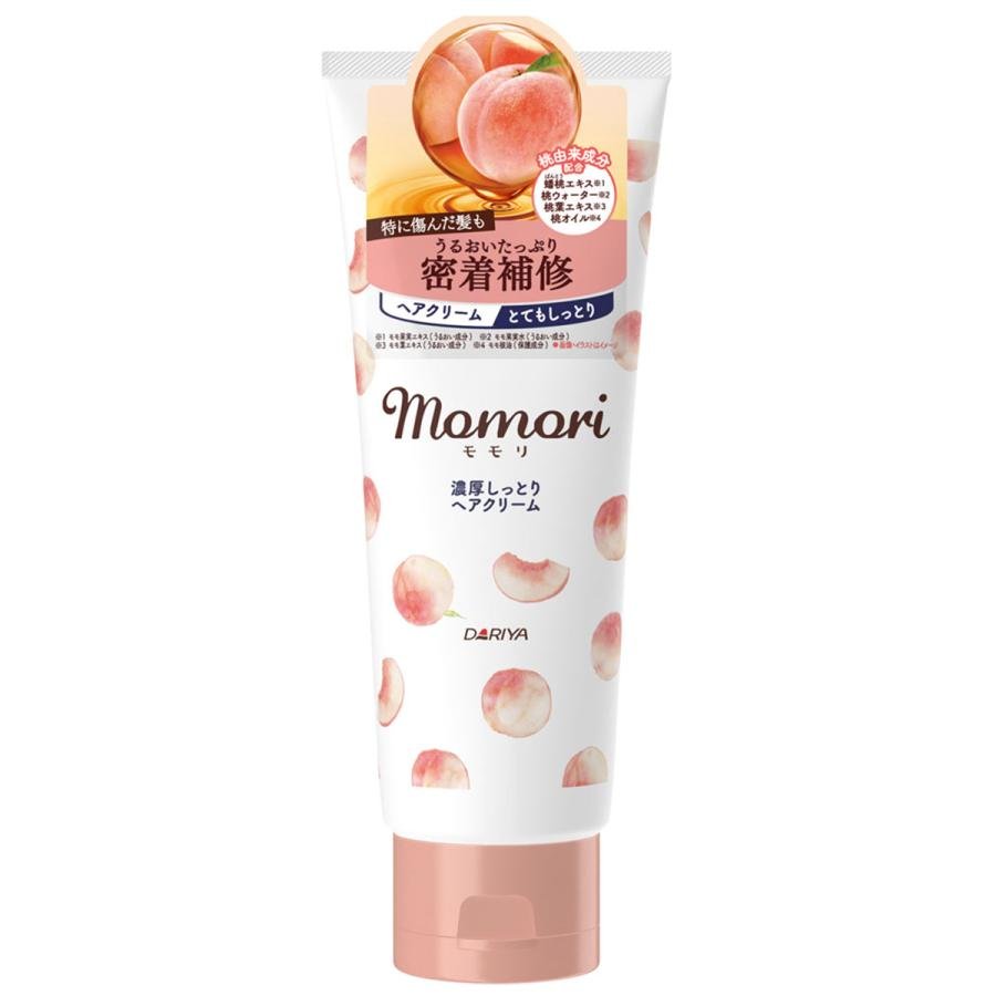 Momori Peach Rich Moist Hair Cream for Dry & Damaged Hair 150g