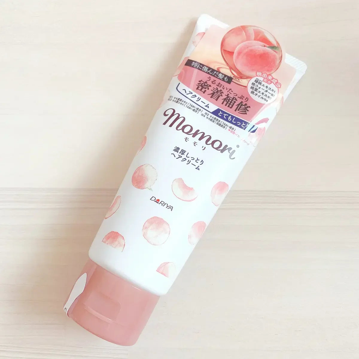 Momori Peach Rich Moist Hair Cream for Dry & Damaged Hair 150g