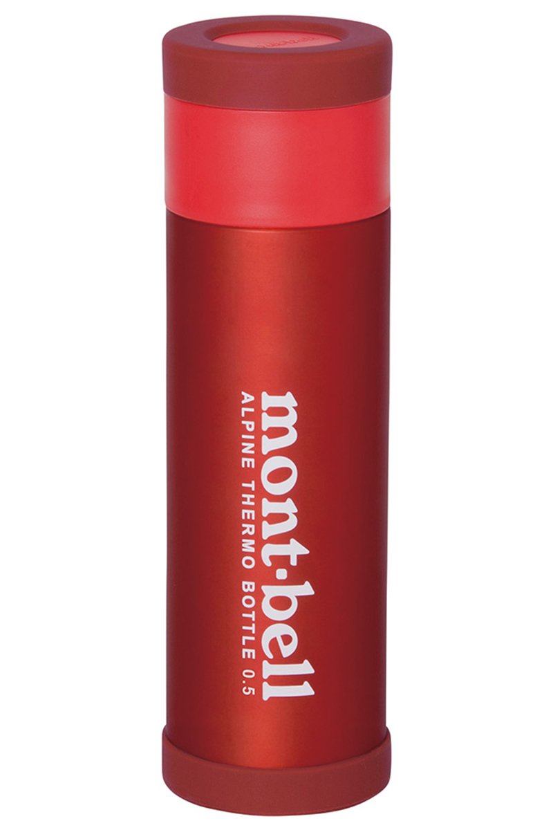 Mont-Bell 0.5L Alpine Thermo Bottle Red Japan 1124617 - YOYO JAPAN