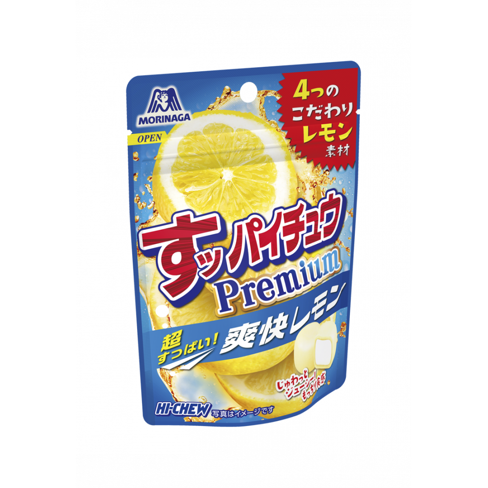 Morinaga Hi-Chew Premium Japanese Soft Candy Sour Lemon 32g