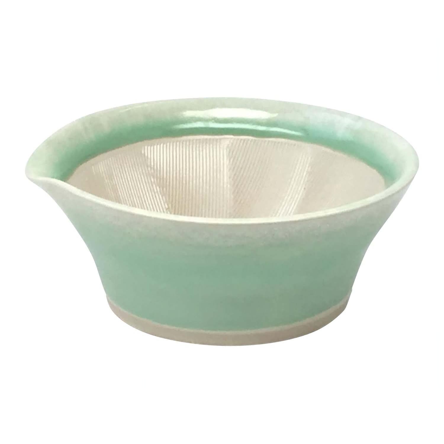 Motoshige Ceramic Suribachi Mortar Japan - For Baby Food Green - YOYO JAPAN