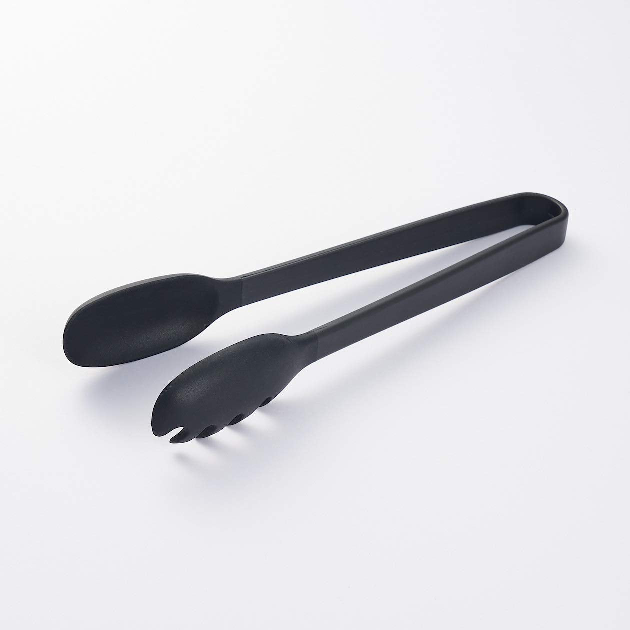 Muji 44498767 Silicone Cooking Tongs 27Cm Japan - Black