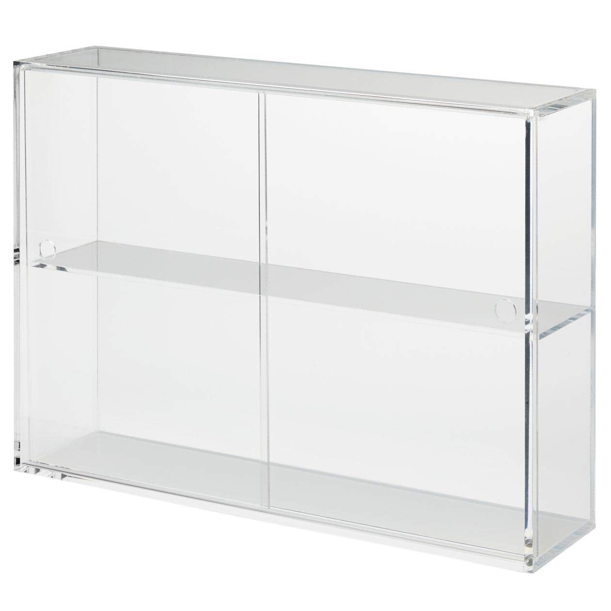 Mujirushi Ryohin Acrylic Collection Stand Sliding Door Large 33.6X8.4X24.4Cm Japan 02856113