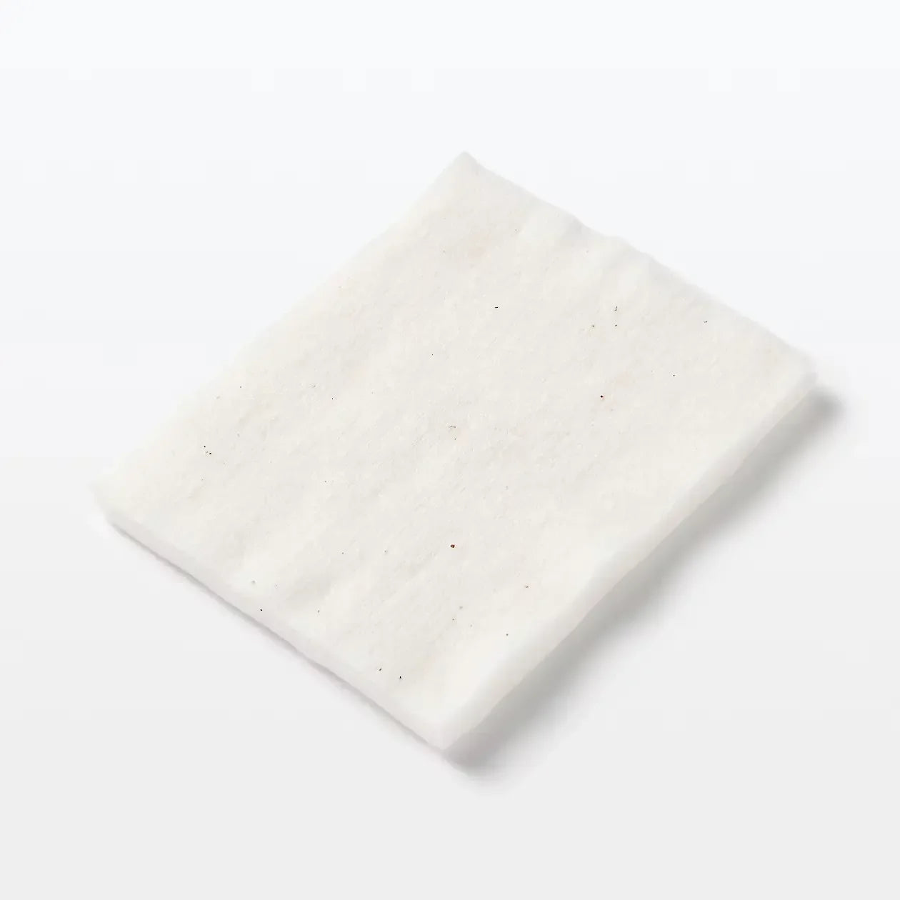 Muji Cotton Pads Ecru Unbleached Cotton Pads For Face Large 90x70mm 88 pcs.