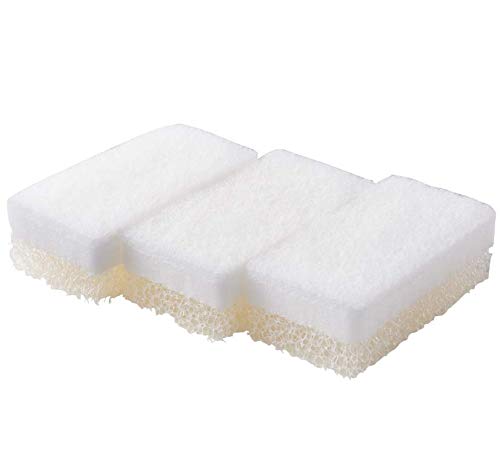 Muji 3-Layer Urethane Foam Sponge (6X12X3.5Cm) 3Pcs Japan Popular Classic Unmarked