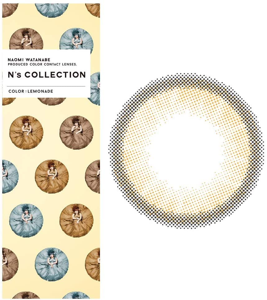 N&#39;S Collection Japan 10Pcs Color Contacts [Lemonade] ±0.00 By Naomi Watanabe