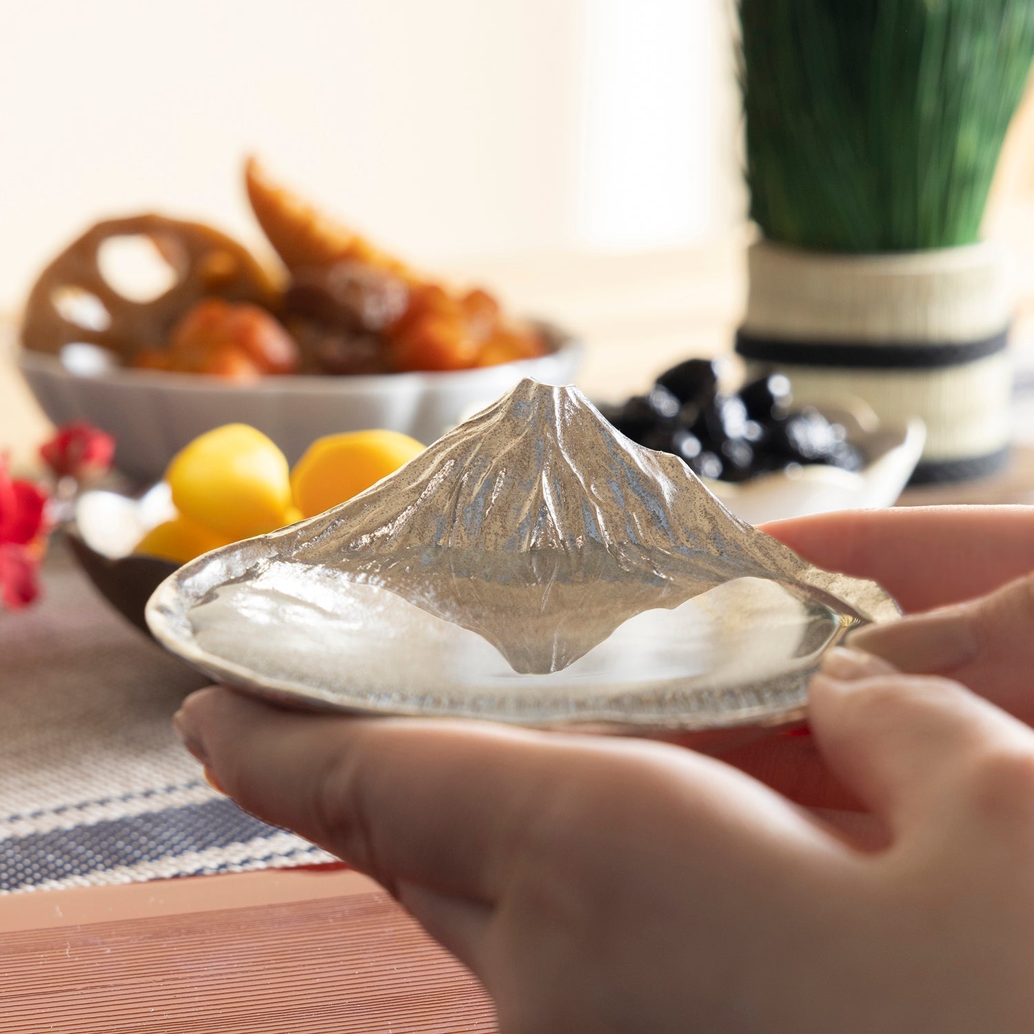 Nagae Gingado Tin Mount Fuji Sakazuki Sake Cup - YOYO JAPAN