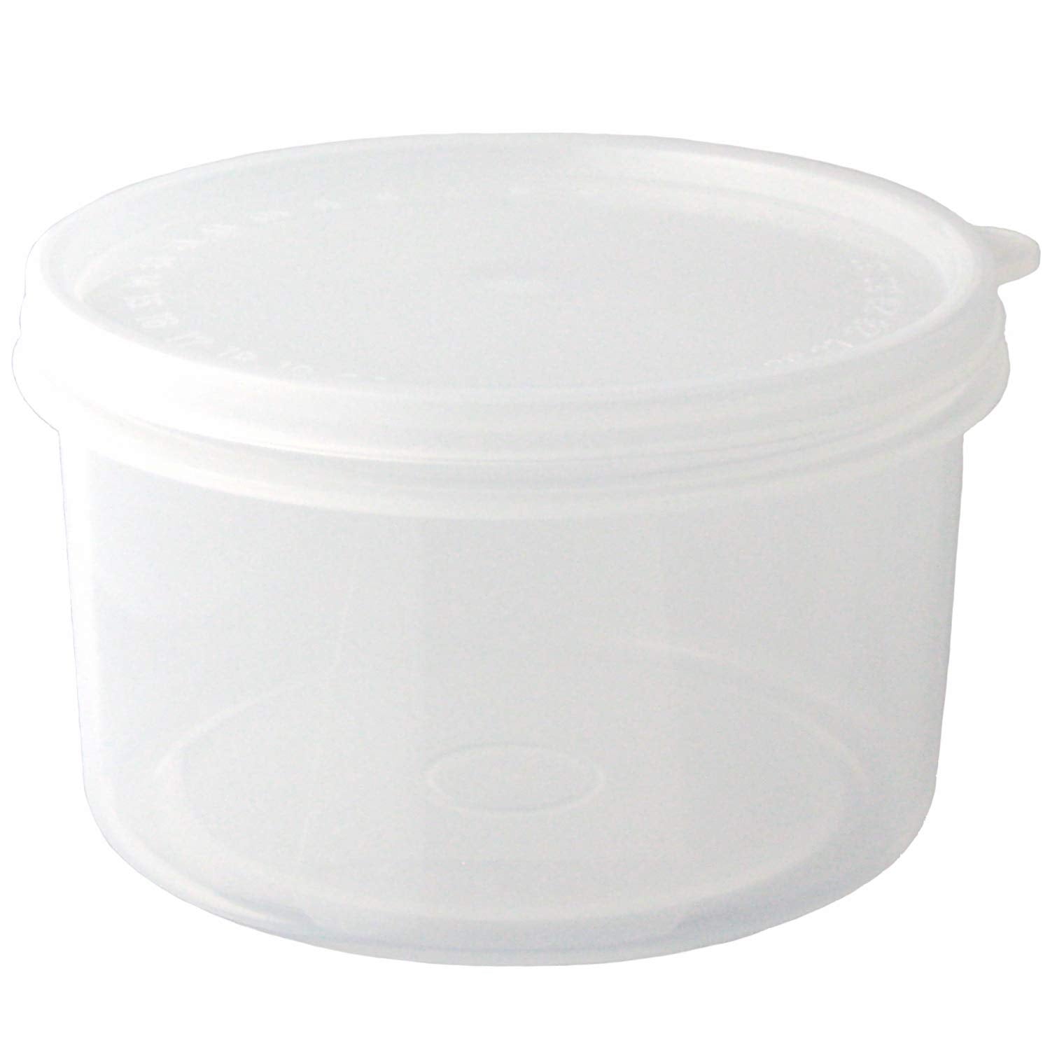 Nagao Round Polypropylene Storage Container Set Made In Japan - 490Ml 900Ml 1700Ml