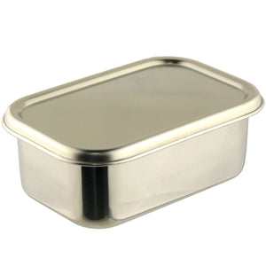 Nagao Tsubamesanjo Deep Type Bat Set 17.9Cm Lid Square Storage Japan 18-8 Stainless Steel No.1 - YOYO JAPAN