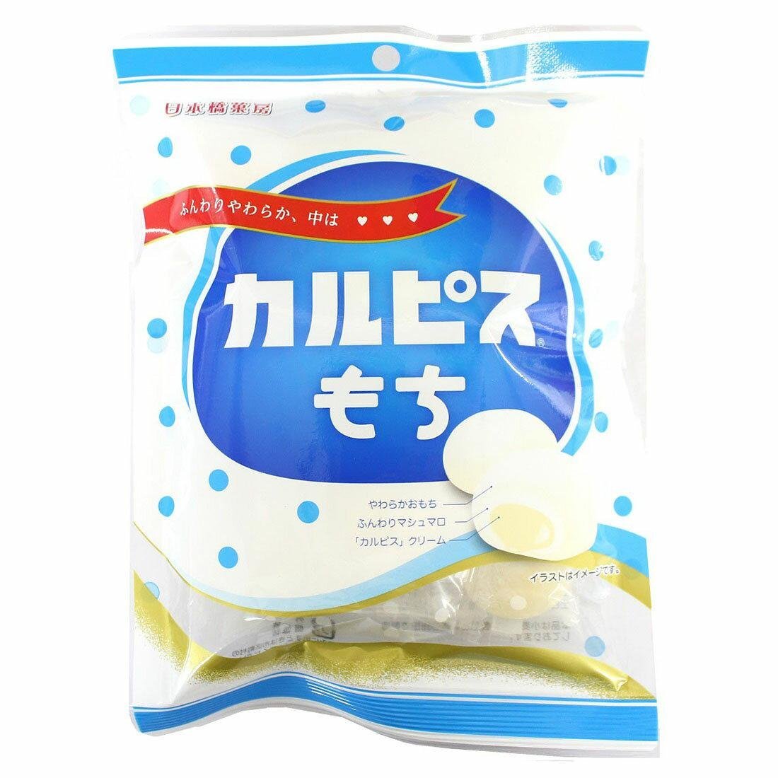 Nihonbashi Calpis Soda Filled Mochi Snack 112g (Pack of 3)