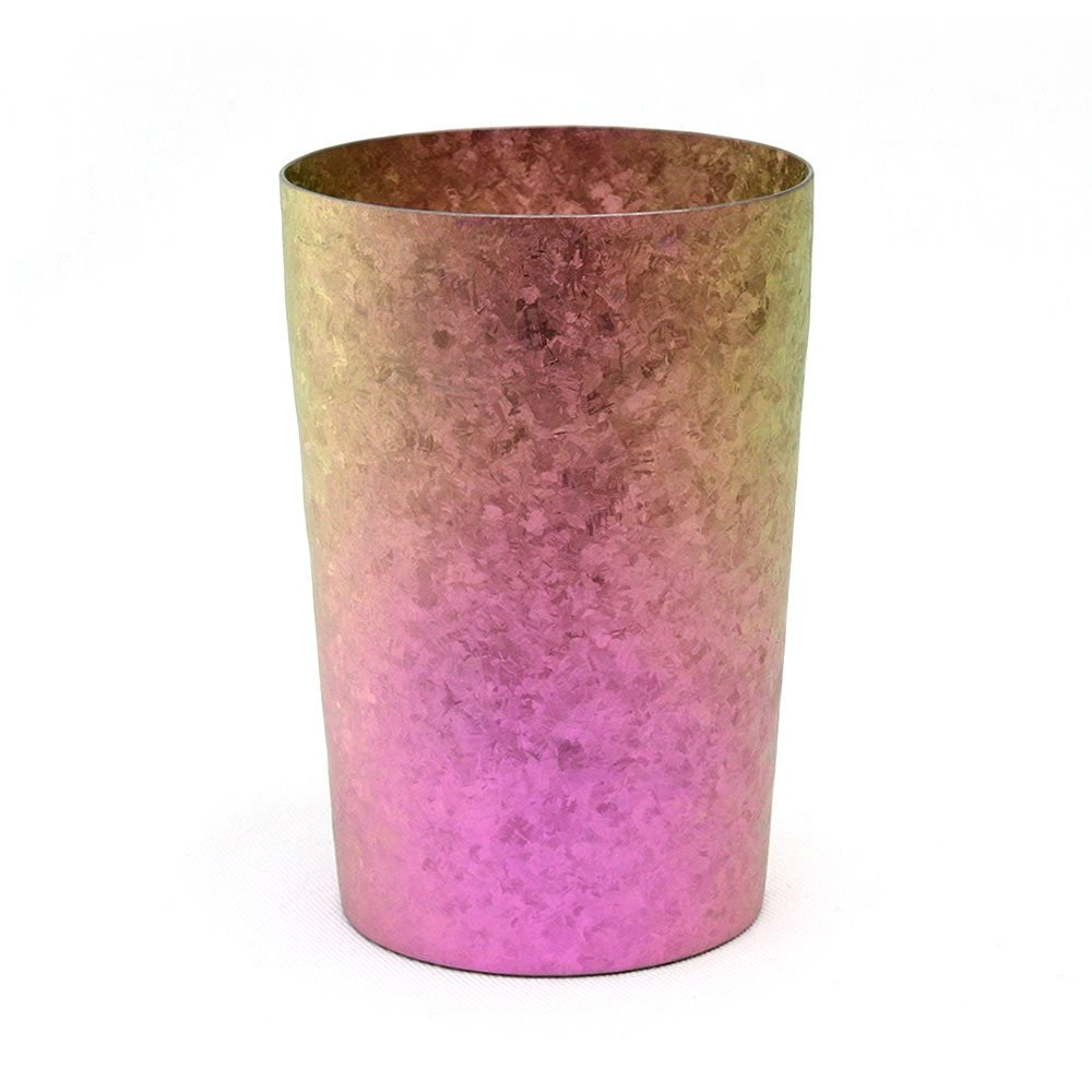 Horie Niigata Prefecture Tsubame Titanium Double Tumbler Kiln Creation 270Cc Light Gradation Pink Japan T09Km270Gp