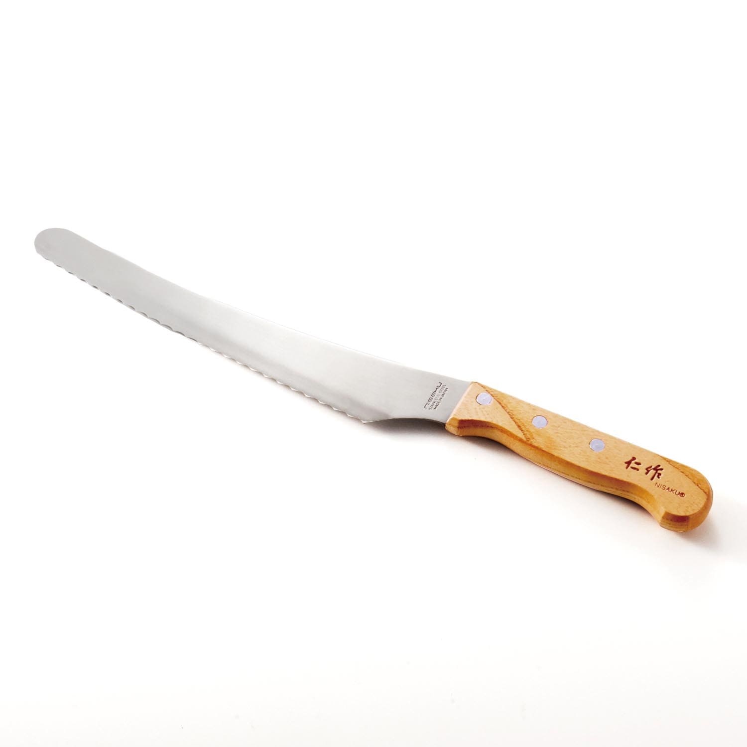 Nisaku Bread Slicer Stainless Steel Wave Blade Bread Knife 3010 440mm