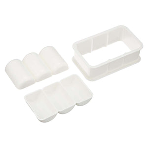 Nishiki Kasei Japan 3Pc Polypropylene Onigiri Mold - Default Title - YOYO JAPAN