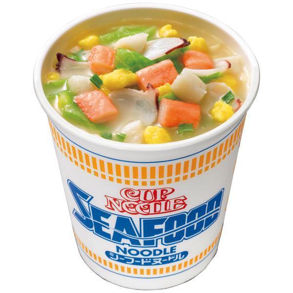 Nissin Instant Cup Noodles Seafood Flavor (Pack of 3)