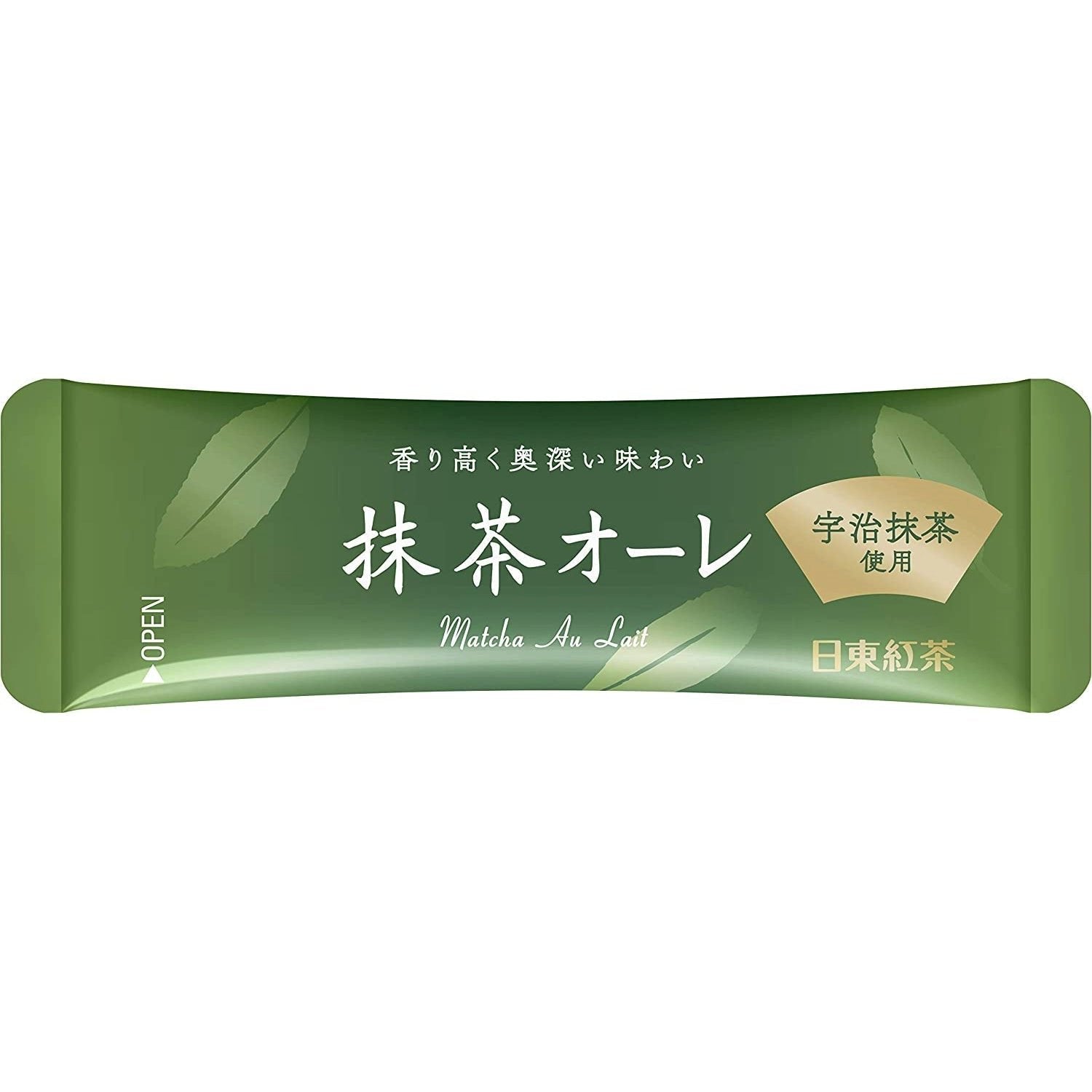 Nittoh Tea Matcha Green Tea Latte Powder (Matcha Au Lait) 8 Sticks