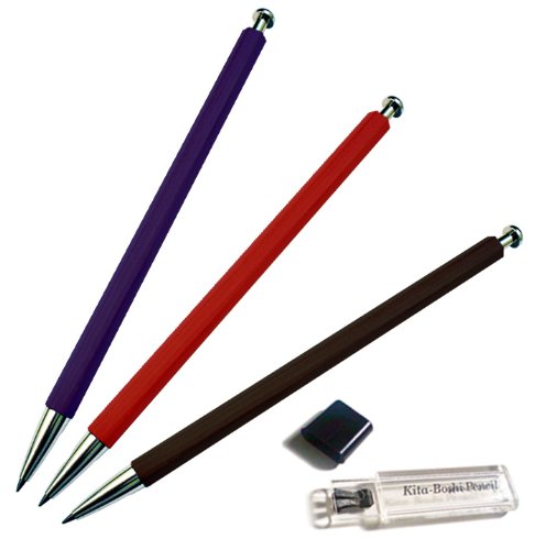 North Star Pencil Aya Core Sharpener Set Black (Japan) - Otp-680Bst Adult Pencils - YOYO JAPAN