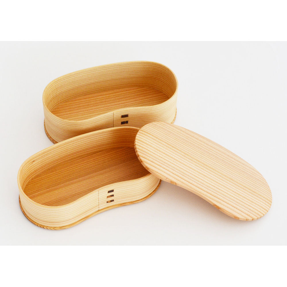 Odate Magewappa Hango Two-Tier Bento Lunch Box - YOYO JAPAN