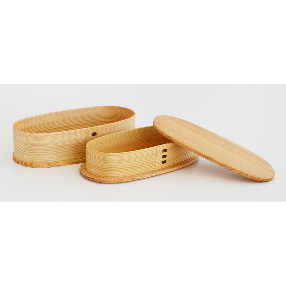 Odate Magewappa Yagura Two-Tier Bento Lunch Box - YOYO JAPAN