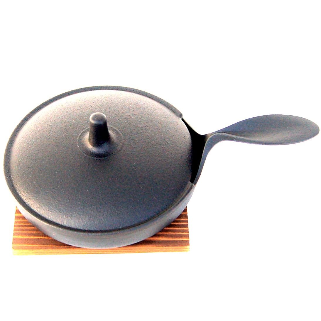 Ogasawara Rikucho Japan Nanbu Tekki Mini Frying Pan With Lid