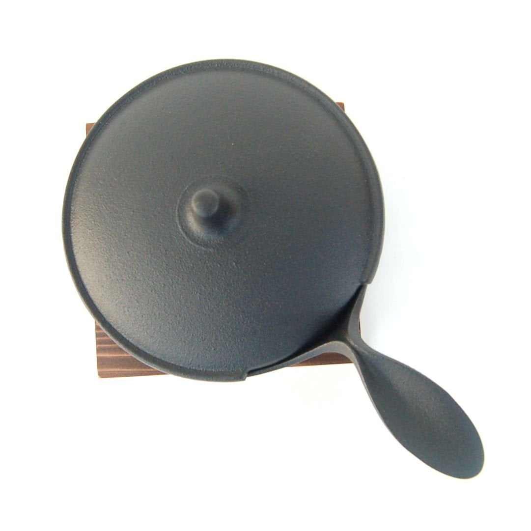 Ogasawara Rikucho Japan Nanbu Tekki Mini Frying Pan With Lid