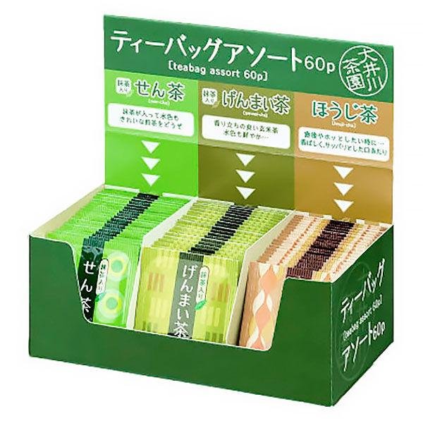 Oigawa Green Tea Bags Assortment Japanese Tea Variety Pack 60 ct.