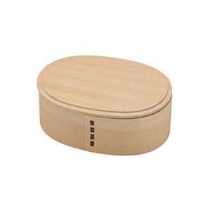 Ruozhao Japan Oval 2-Tier Bento Box Natural Ph02Sw - YOYO JAPAN