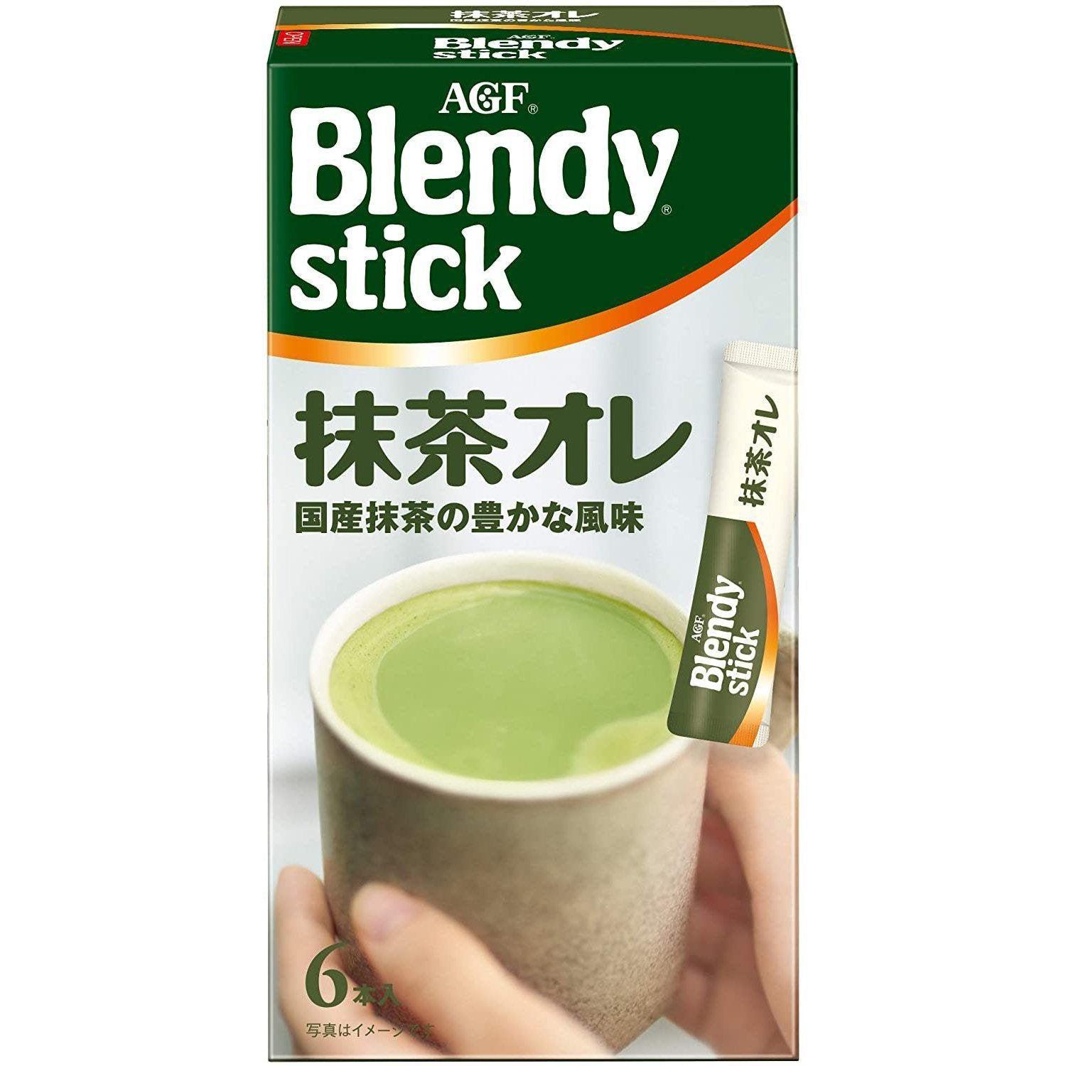 AGF Blendy Stick Matcha Au Lait Green Tea Latte 6 Sticks