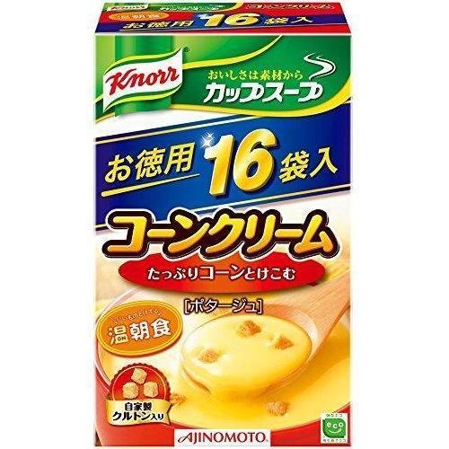 Ajinomoto Knorr Cup Soup Corn Cream with Croutons 16 Servings