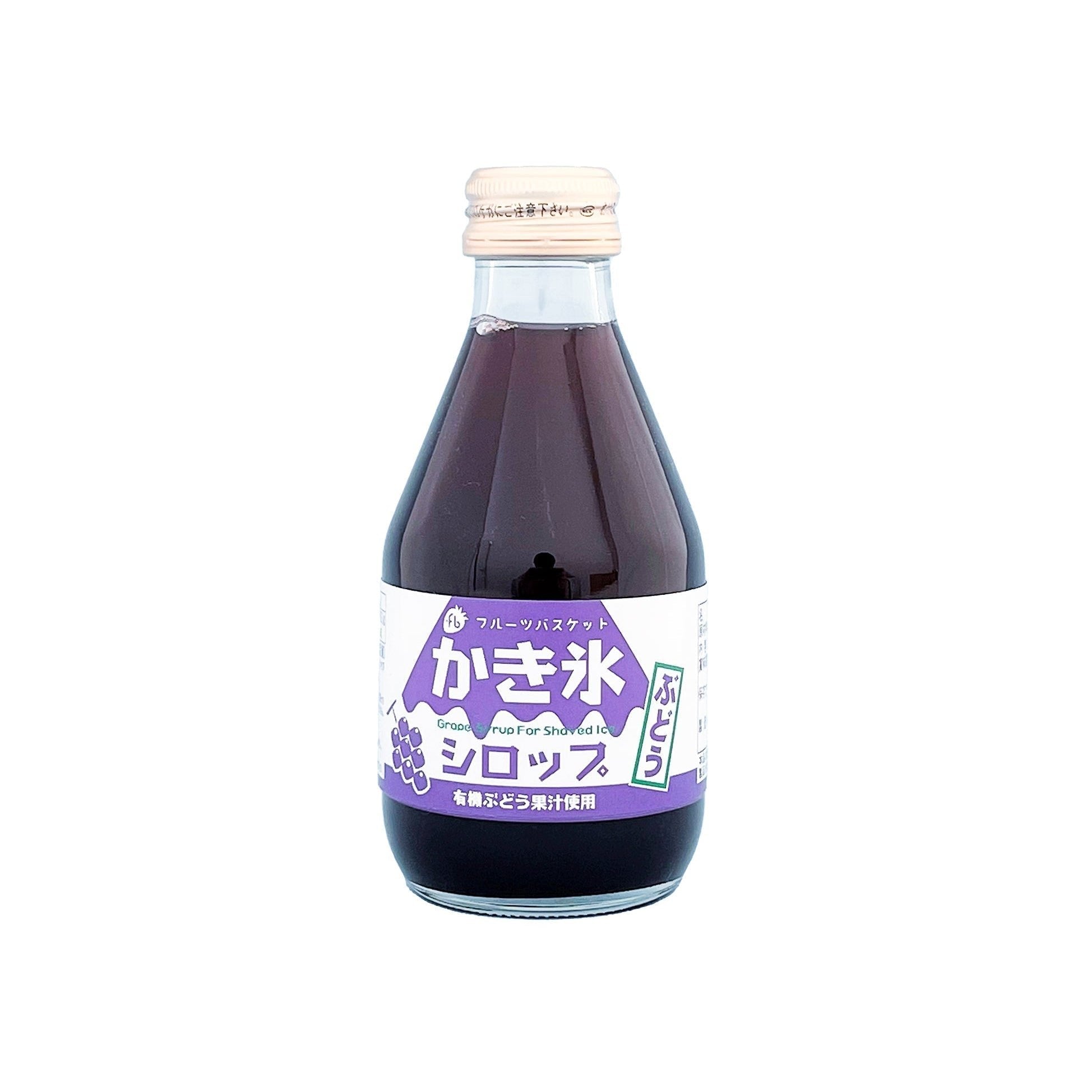 Fruit Basket Organic Grape Kakigori Shaved Ice Syrup 180ml