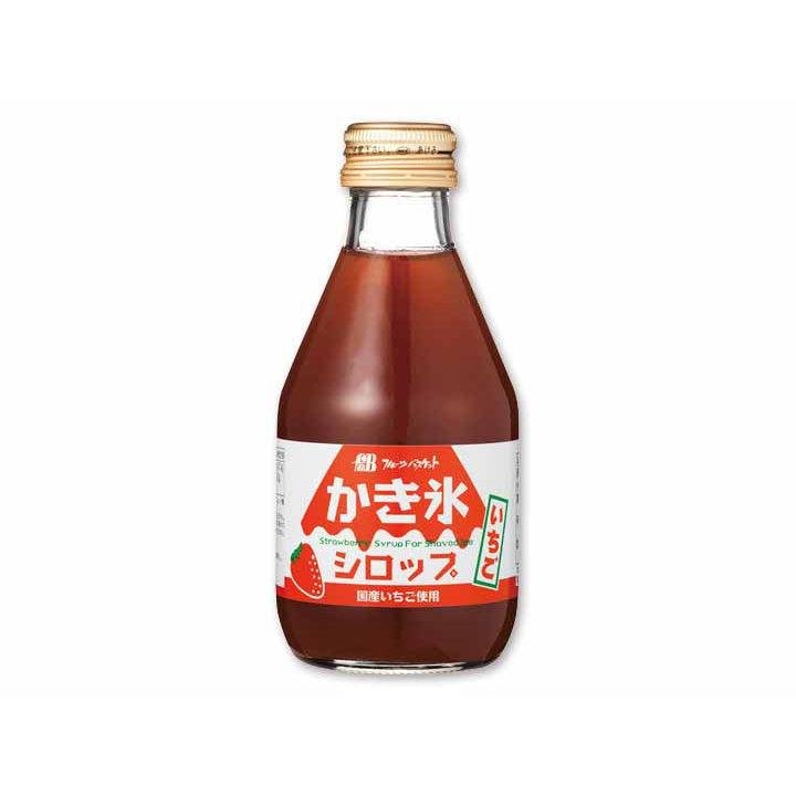 Fruit Basket Strawberry Kakigori Syrup Additive-Free Shaved Ice Syrup 180ml