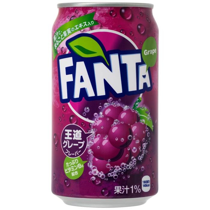 Fanta Grape Soda Drink 350ml (Pack of 3)
